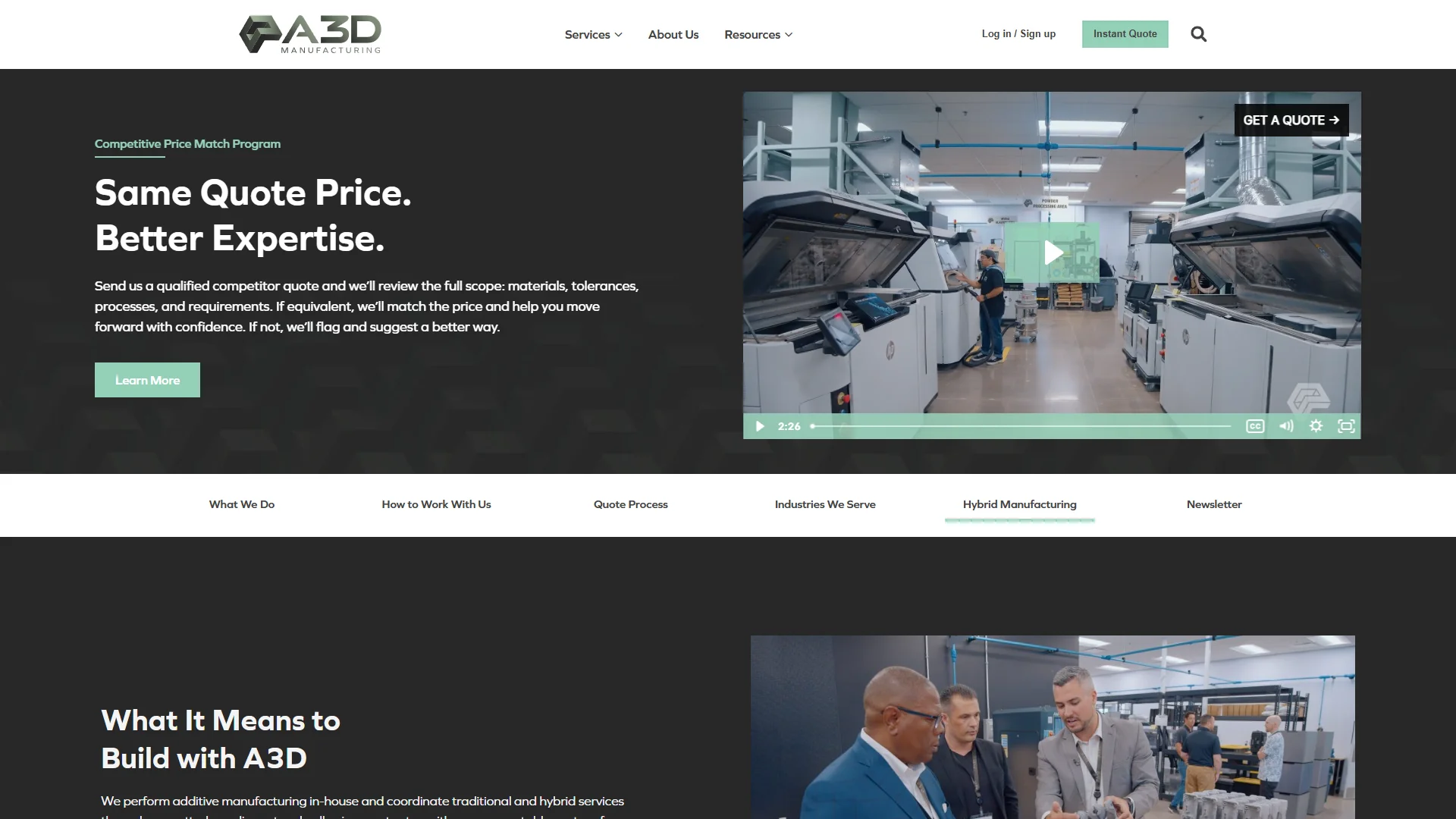 A3D Manufacturing